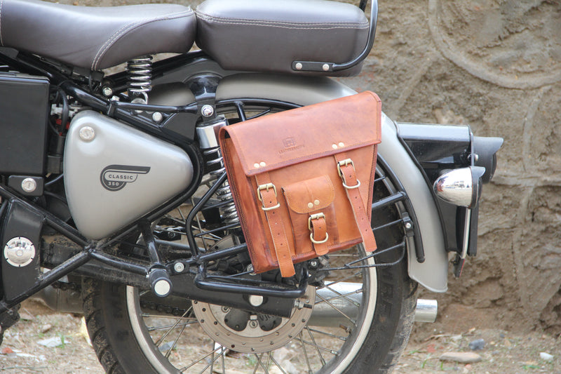 Leather Native 2X Motorcycle Side Pouch