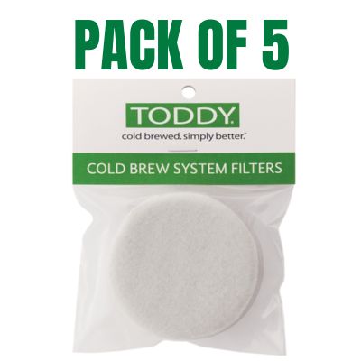 Toddy Domestic Filters - 2 Pack (Bundle of 5)