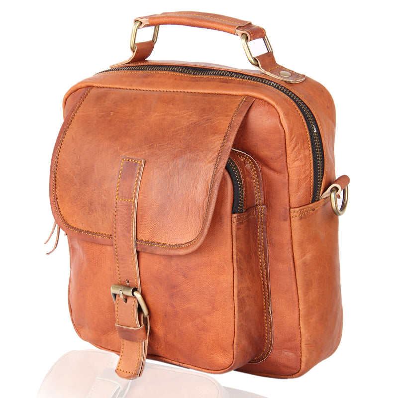 NEW Men's Genuine Vintage Brown Briefcase
