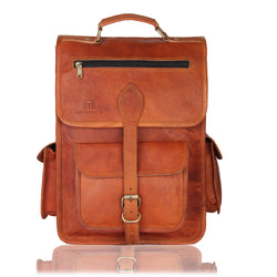 Brown Leather Vintage Rucksack
